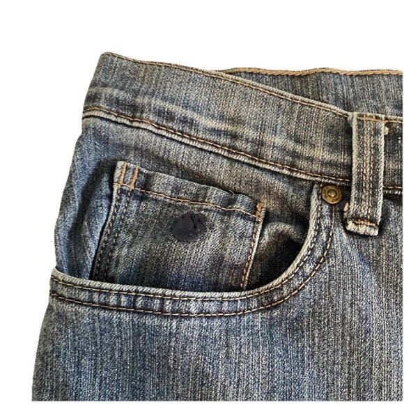 Gloria Vanderbilt Amanda Capri Jeans Womens Size 14 Blue Stretch Denim Casual - Picture 10 of 15